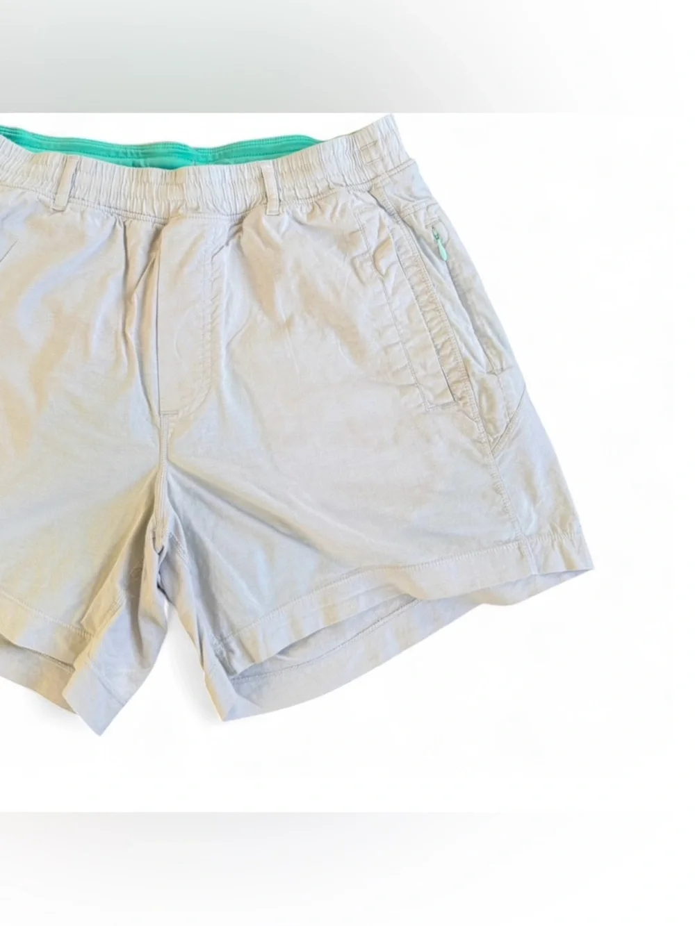 Birddogs Shorts Mens Medium Gray Twill Lined Athletic Stretch Pockets Running - Picture 3 of 10